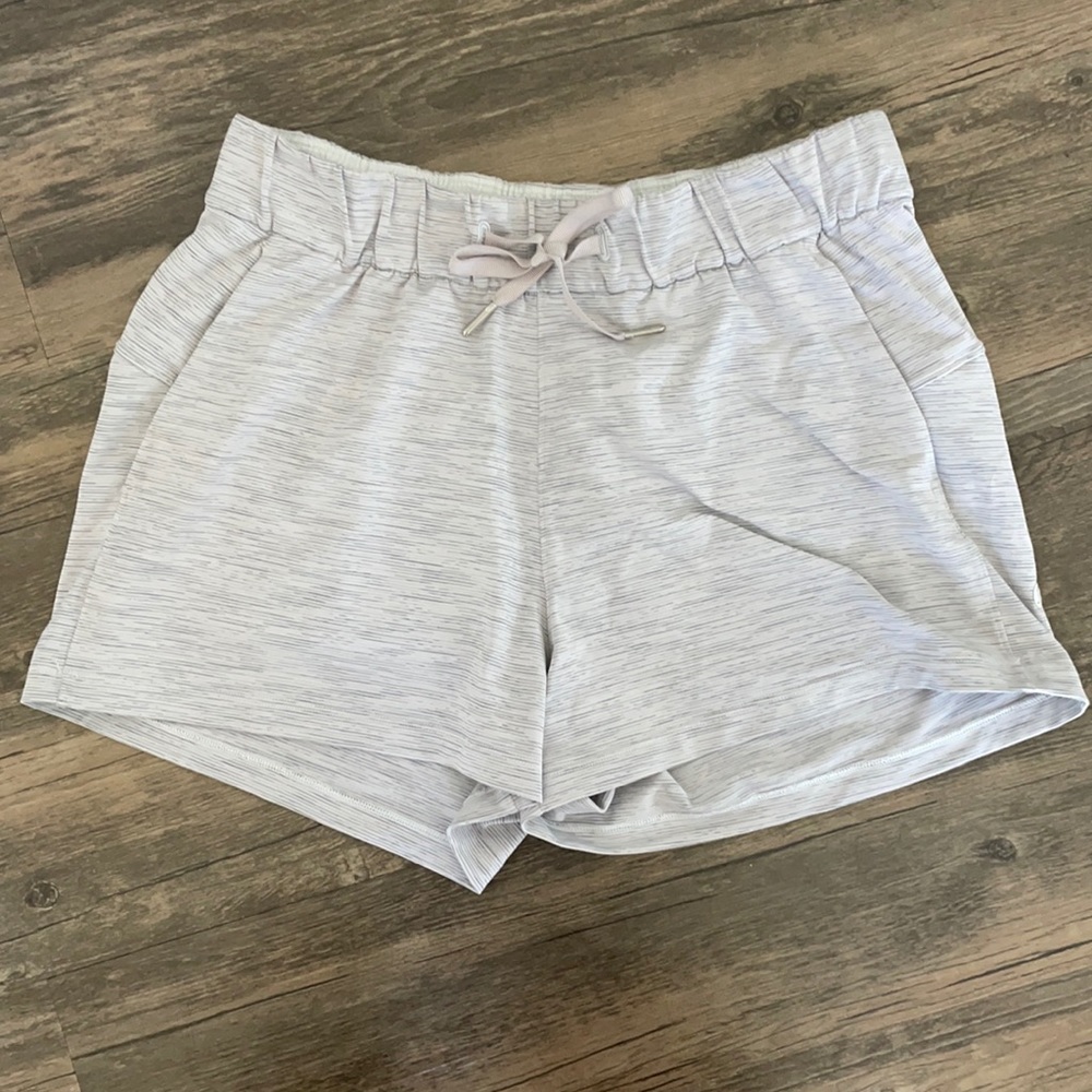 lululemon athletica Light Gray Athletic Shorts